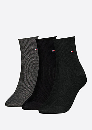Tommy Hilfiger sokid Short Lurex 3 Pack kinkekarbis