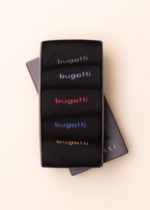 Bugatti sokid 5 paari kinkekarbis