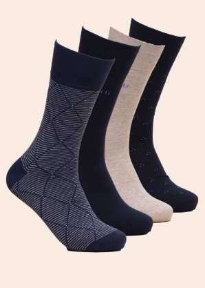 Bugatti sokid 4 paari kinkekarbis