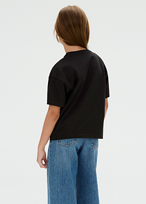 Футболка логотип Boxy T-shirt Calvin Klein