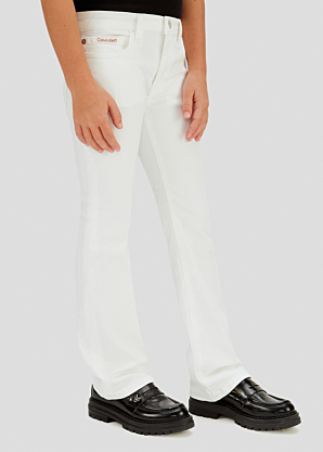 Джинсы Flare White Calvin Klein
