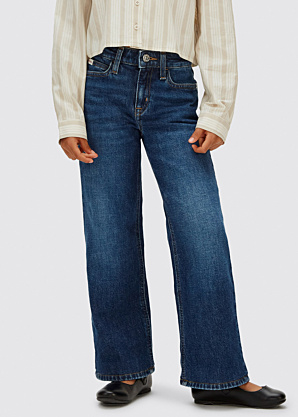 Джинсы Hr Wide Leg Auth Dark Bl C Dnm Calvin Klein