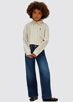 Джинсы Hr Wide Leg Auth Dark Bl C Dnm Calvin Klein