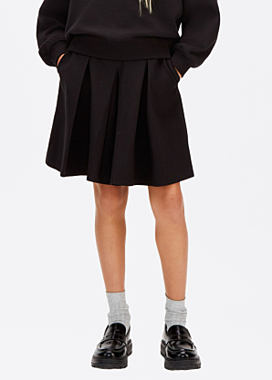 Юбка логотип Tape Pleated Punto Calvin Klein