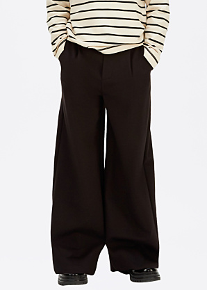 Брюки логотип Tape Wide Leg Punto Calvin Klein