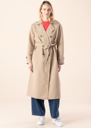 Vero Moda kevad-sügismantel Chloe Long Trenchcoat Ga
