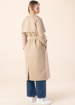 Vero Moda kevad-sügismantel Chloe Long Trenchcoat Ga