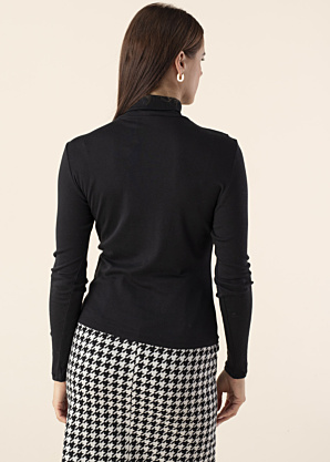 Vila kõrge kaelusega pluus Jolini