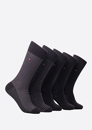 Tommy Hilfiger sokid Stripe 5 Pack kinkekarbis