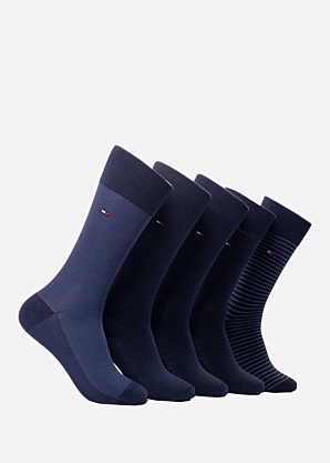 Носки Stripe 5 Pack в подарочной коробке Tommy Hilfiger