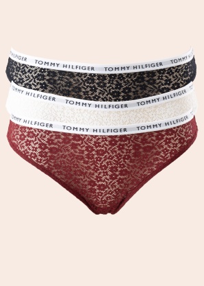 Стринги 3 пары Tommy Hilfiger