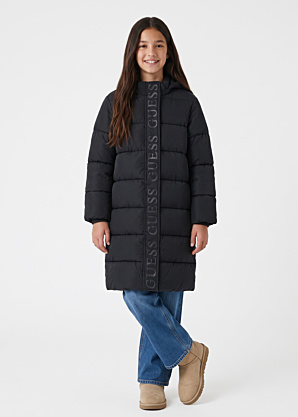 Зимнее пальто Hooded Long Guess