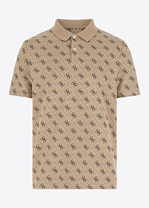 Рубашка-поло Jaquard Guess