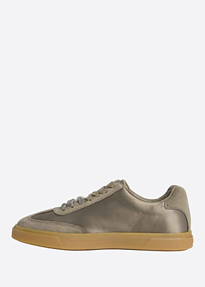 Calvin Klein tennised Low Pro Cupsole Wt Satin Mix