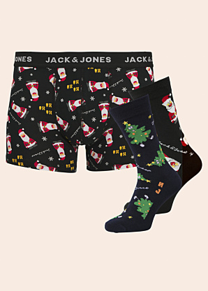 Jack & Jones bokserid ja sokid kinkekarbis