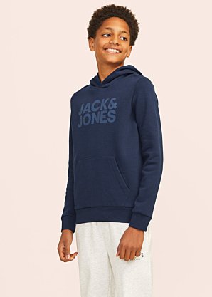 Jack & Jones pusa Corp Logo Sweat Hood Jnr