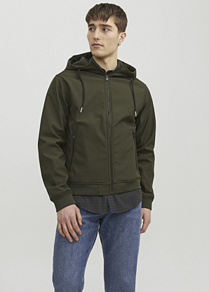 Весенне-осенняя спортивная куртка Basic Softshell Hood Jack & Jones