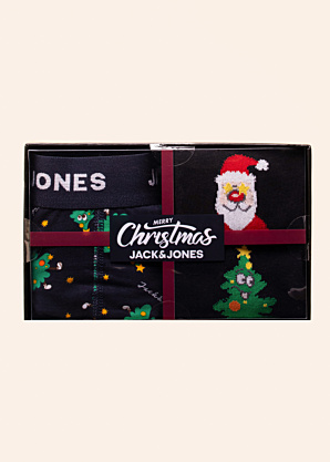 Jack & Jones bokserid Ja sokid Holly kinkekarbis