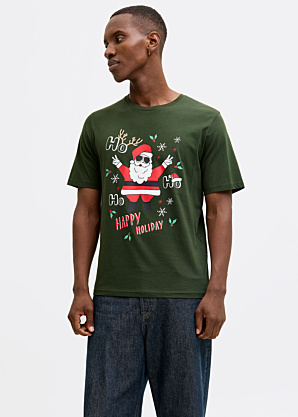 Футболка Christmas Jack & Jones