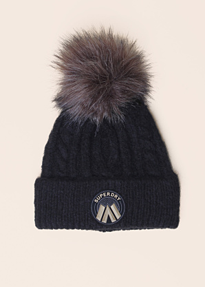 SuperDry talvemüts Cable Luxe