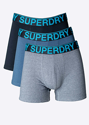 Боксеры в коробке 3 пары SuperDry