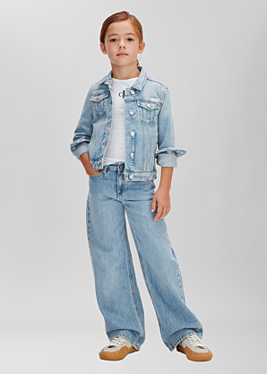 Calvin Klein teksapüksid Wide Leg