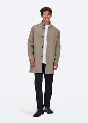 Only & Sons kevad-sügismantel Charles Wool