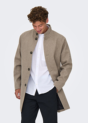 Only & Sons kevad-sügismantel Charles Wool