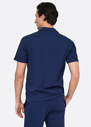 С короткими рукавами Рубашка-поло Kian Only & Sons