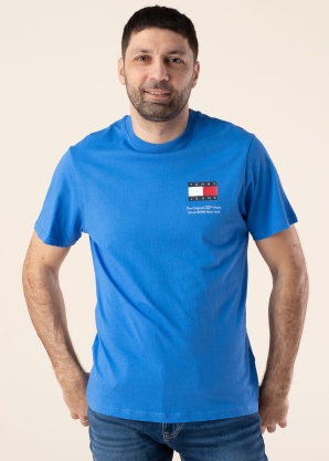 Tommy Jeans T-särk Slim Essential Flag