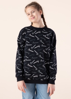 Кофта Nsw Club Flc Ovrszd Crw логотип Nike