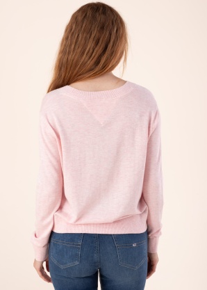 Tommy Jeans kampsun Tjw Essential Vneck Sweater Ext