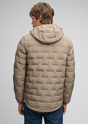 Стёганая демисезонная куртка Hooded Heat Weld Padded SuperDry
