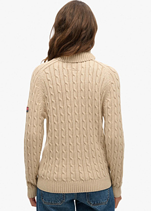 Кофта Slouchy Cable Roll Neck SuperDry