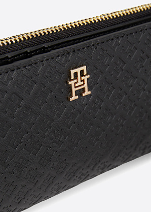 Tommy Hilfiger rahakott Icon Long Bifold Mono karbis