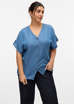 Блуза Fleur Vero Moda Curve