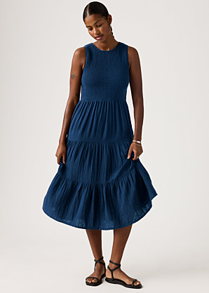 Levi's kleit High Neck Smocked Dress