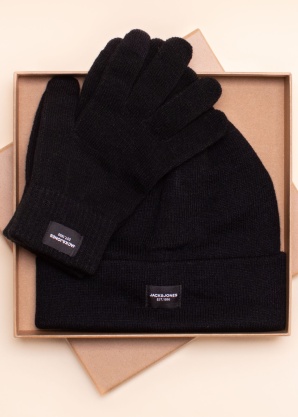 Комплект из шапки и перчаток Beanie Jack & Jones