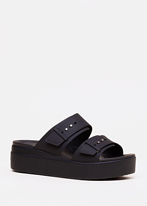 Сандалии Brooklyn Buckle Low Wedge Crocs