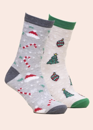 Носки в подарочной упаковке 2 пар Christmas Only