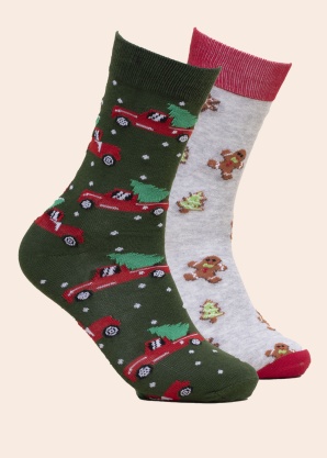 Only & Sons bokserid ja sokid kinkekarbis 4 paari  X-mas