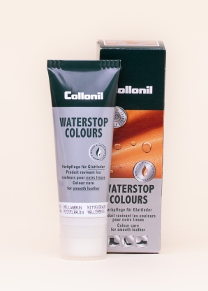 Коричневый крем для обуви Collonil