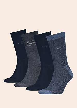 Носки 4 пары в подарочной коробке Calvin Klein