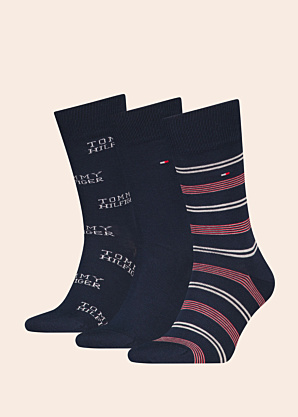 Носки 3 пары в подарочной коробке Tommy Hilfiger