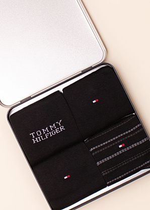 Носки 4 пары в подарочной коробке Tommy Hilfiger