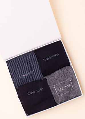 Носки 4 пары в подарочной коробке Calvin Klein
