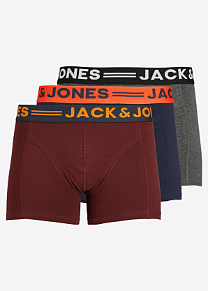 Jack & Jones bokserid Lichfield Trunks 3 Pack
