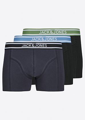 Jack & Jones bokserid 3 paari Teddy karbis