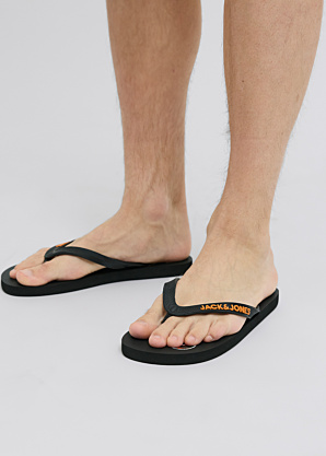 Шлёпанцы логотип Jack & Jones