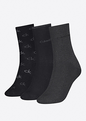 Носки 3 пары в подарочной коробке Calvin Klein